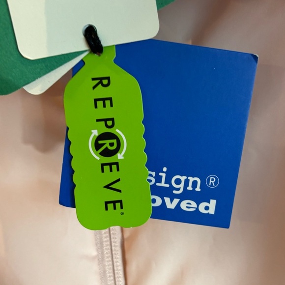 SAVE THE DUCK Sz S Refy Light Puffer Bomber Style Jacket Pink NEW WITH TAGS - Picture 8 of 16